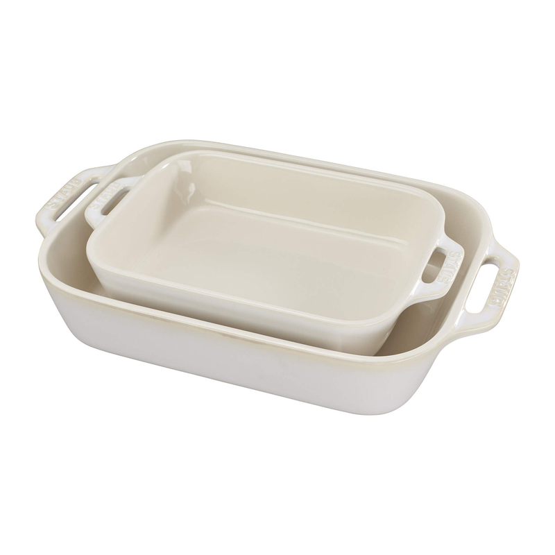 Ceramic 2-Piece Rectangular Baking Dish Set