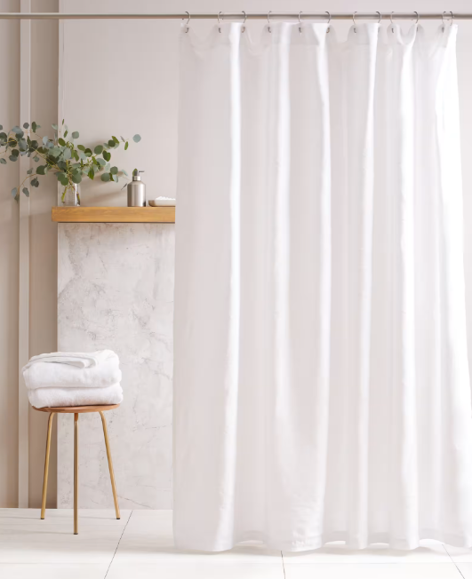 European Linen Shower Curtain