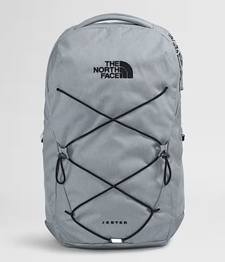 Mid Grey Dark Heather & TNF Black