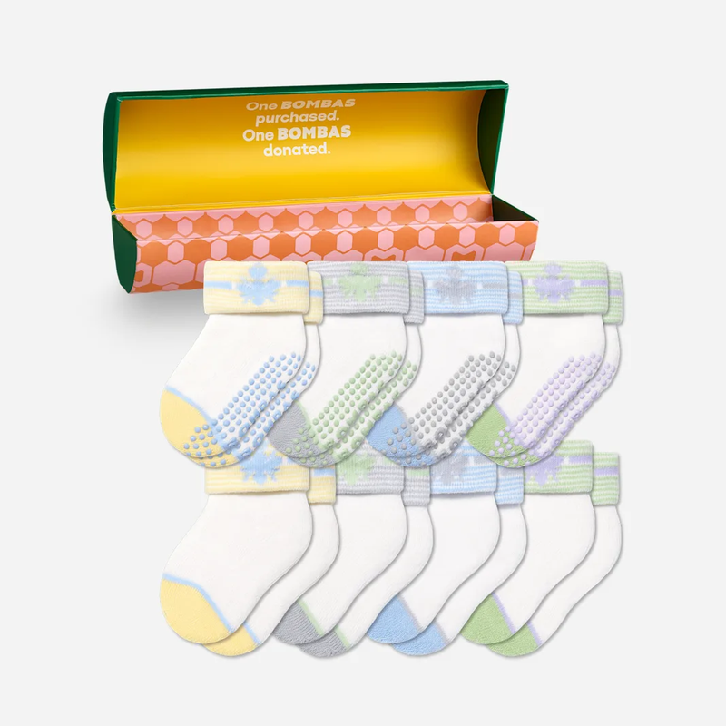 Baby's First Year Calf Sock 8-Pack Gift Box