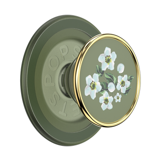 Enamel Floral Relief