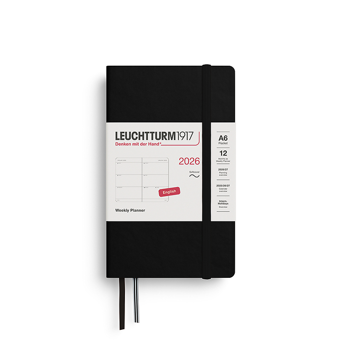 2026 Softcover A6 Weekly Planner