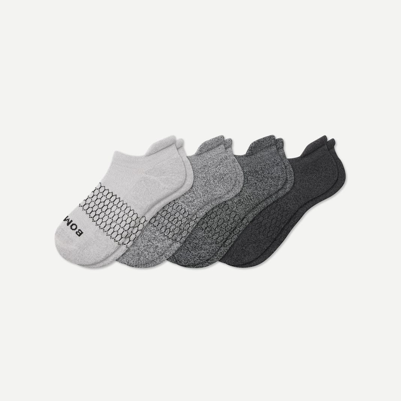 Youth Marl Ankle Sock 4-Pack