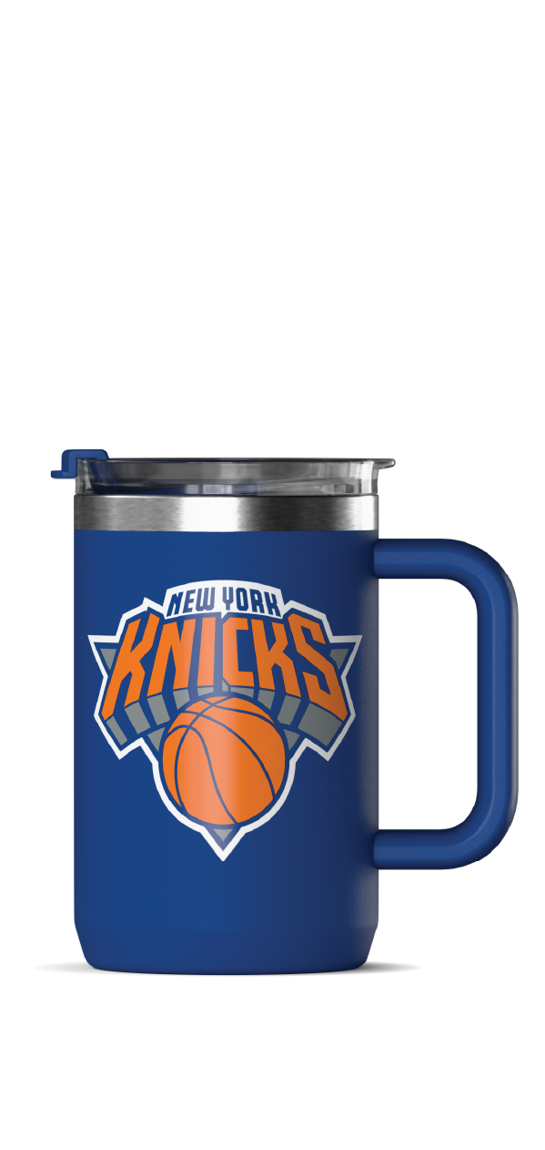 NBA 18oz Insulated Coffee Mug with Handle & Flip Lid