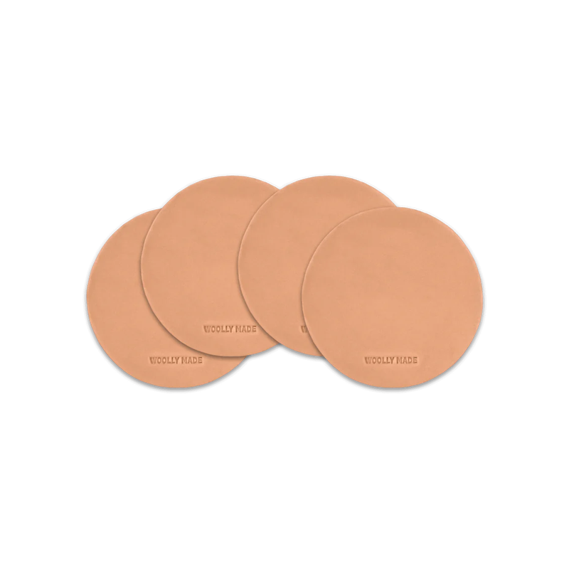 Leather Coaster Set of 4