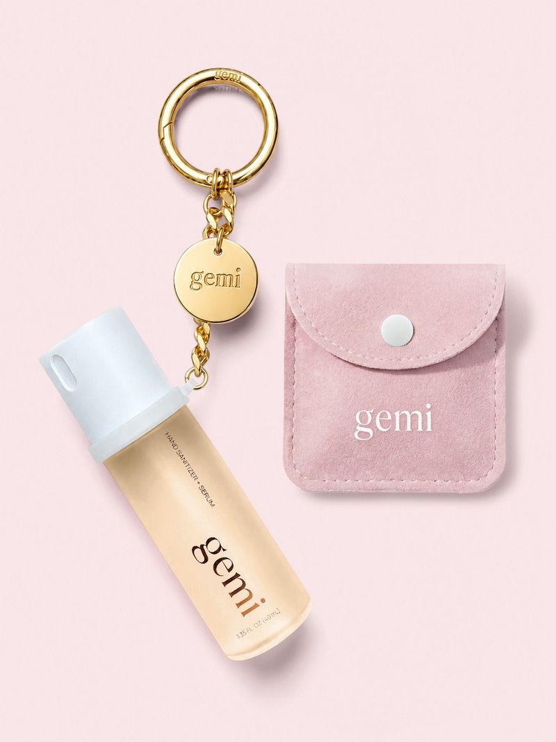 Hand sanitizer + Serum™ With Key Ring Set