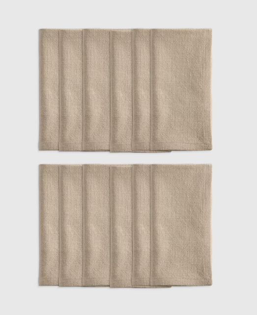 Organic Cotton Napkins, Set of 12