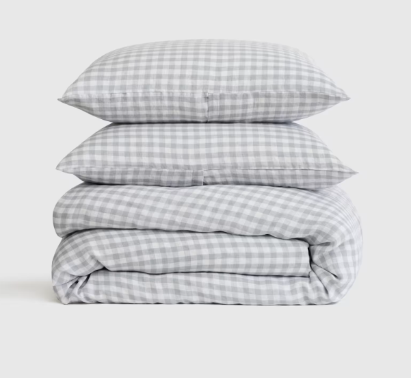 European Linen Duvet Cover Set, Queen