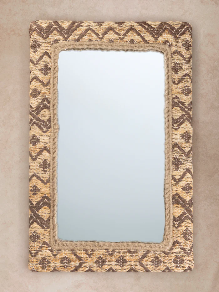 Zulian Woven Jute Mirror