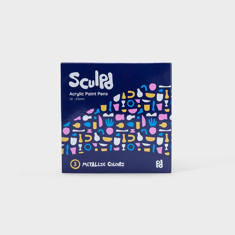 Metallic Acrylic Paint Pen 8-Pack