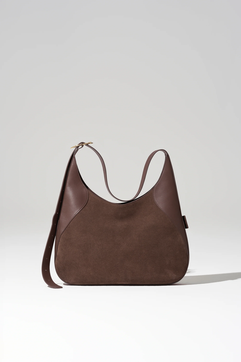 Marina Hobo Suede Bag