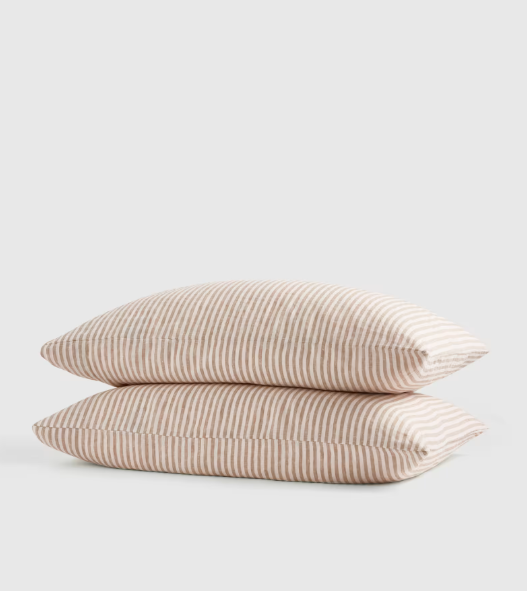 European Linen Pillowcase Set, Queen/Standard