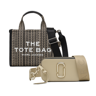 Monogram Tote & Beige Multi Snapshot