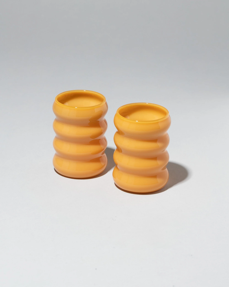 Opaque Ripple Cup Set of 2