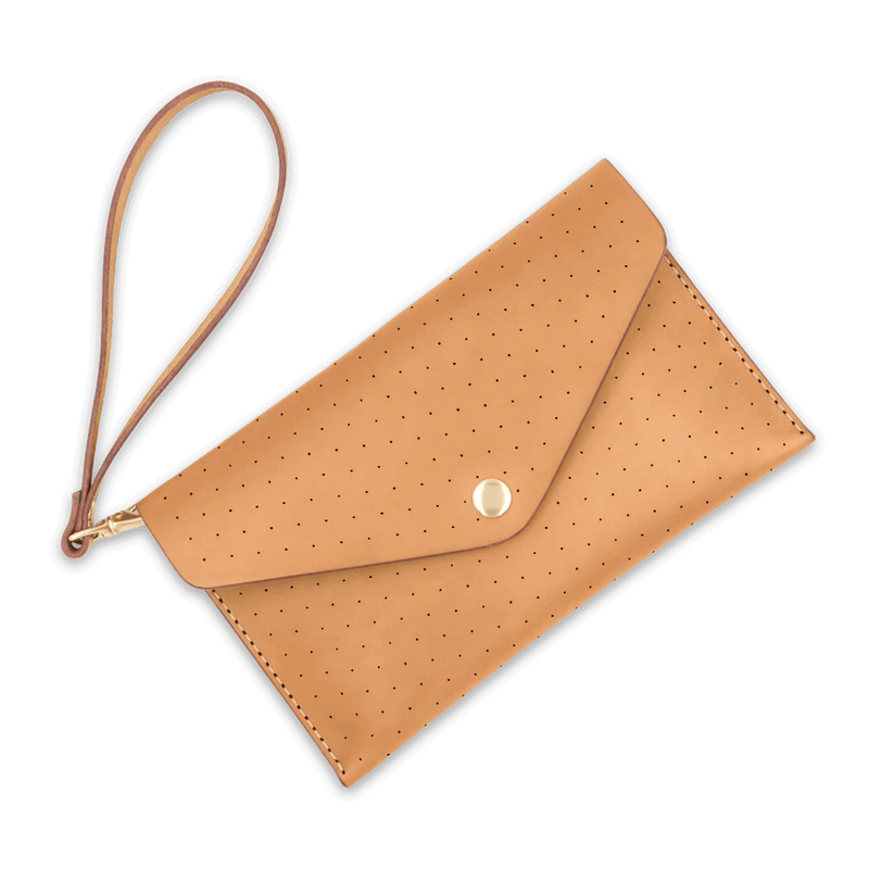 Leather Clutch | Tan