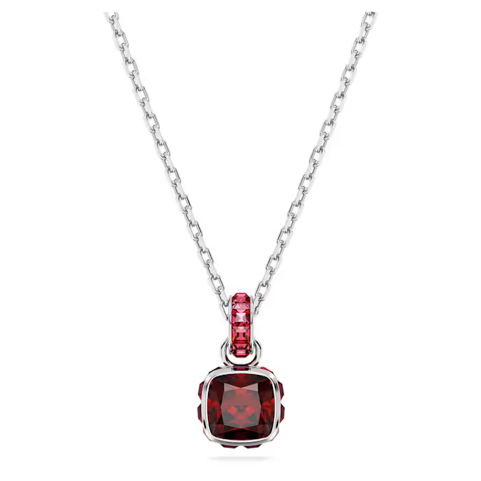 Birthstone Pendant | January Red