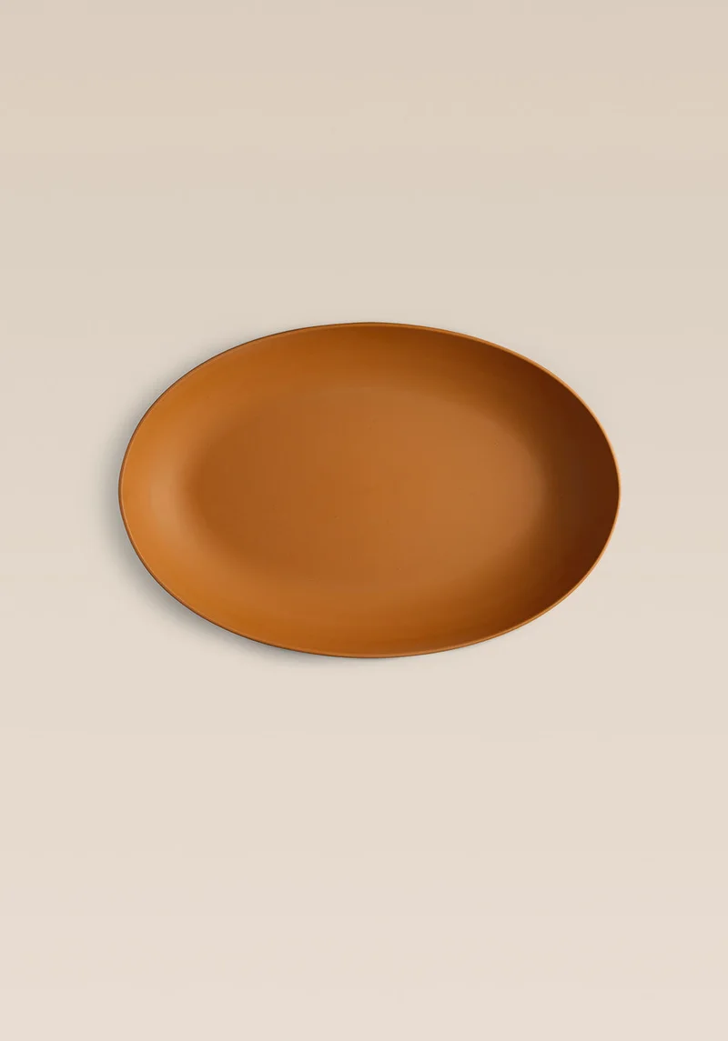 Outdoor Oval Low Serving Bowl