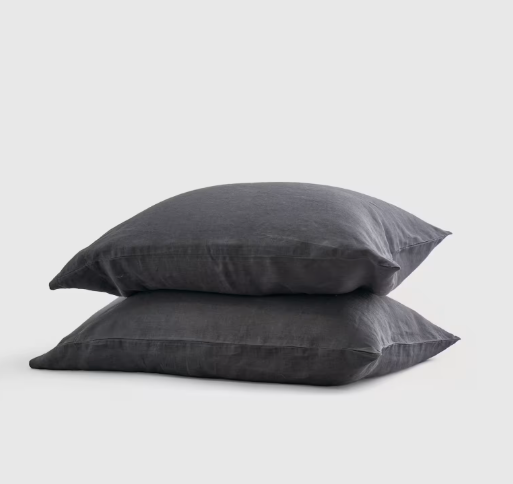 European Linen Pillowcase Set, Queen/Standard