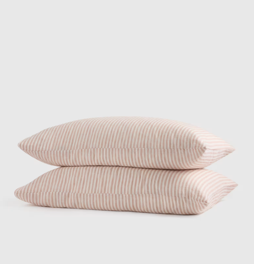 European Linen Pillowcase Set, Queen/Standard