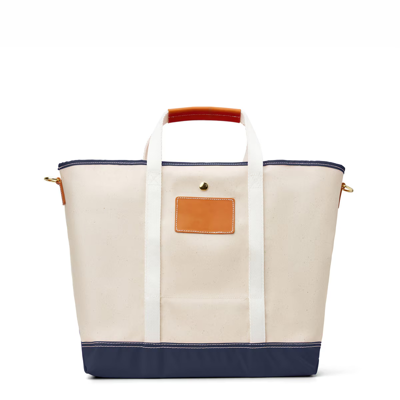 Monogrammed Kennedy Canvas Tote