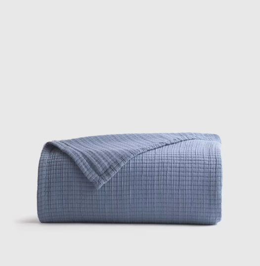 Quince Ribbed Cotton Coverlet - Thumbnail 3