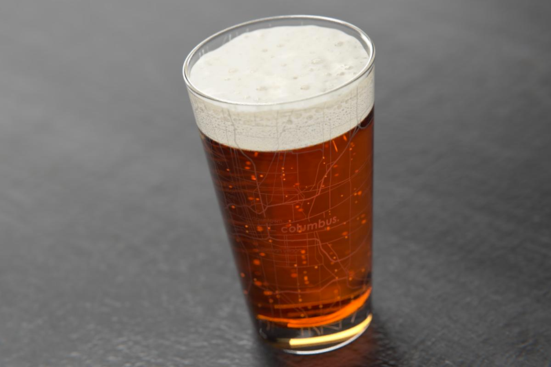 Home Town Map Pint Glass, 2 Pack