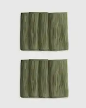 Organic Airy Gauze Napkins, Set of 8