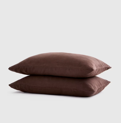 European Linen Pillowcase Set, Queen/Standard