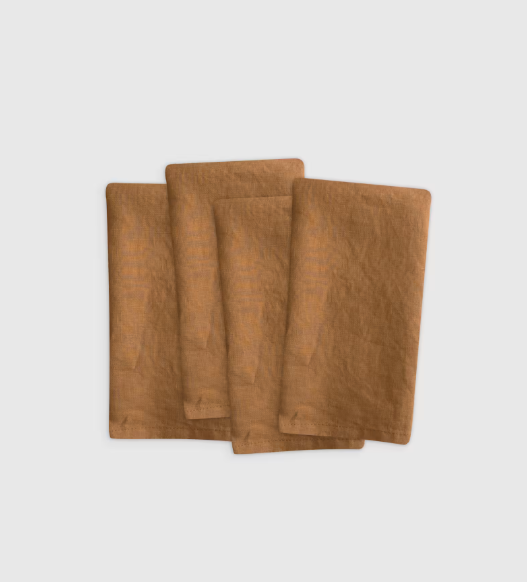 European Linen Napkin Set of 4