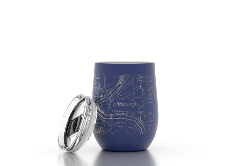 Home Town Maps Wine Tumbler