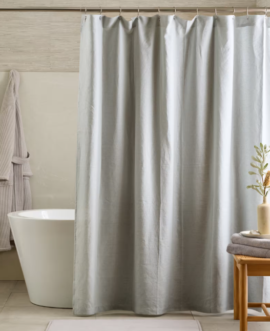 European Linen Shower Curtain