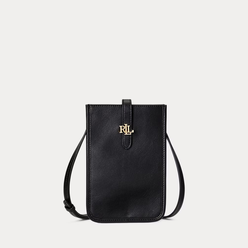 Leather Crossbody Tech Case