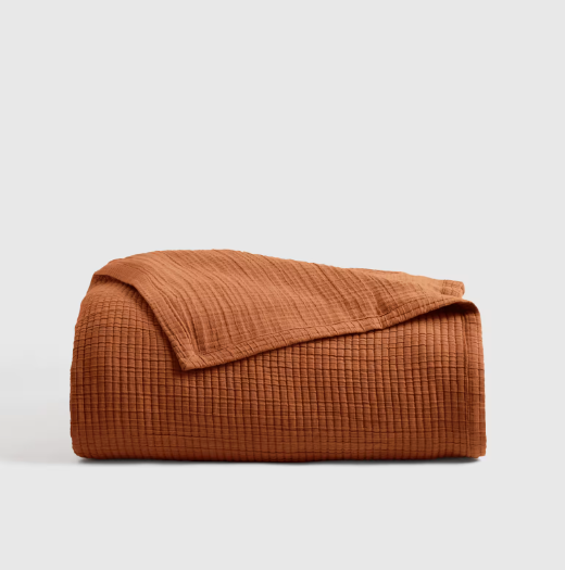 Quince Ribbed Cotton Coverlet - Thumbnail 5