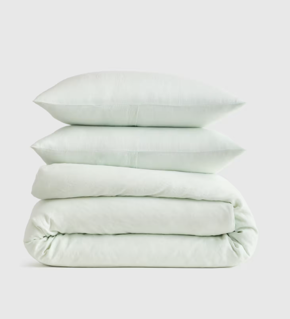 European Linen Duvet Cover Set, Queen