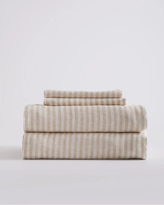 Natural/White Stripe