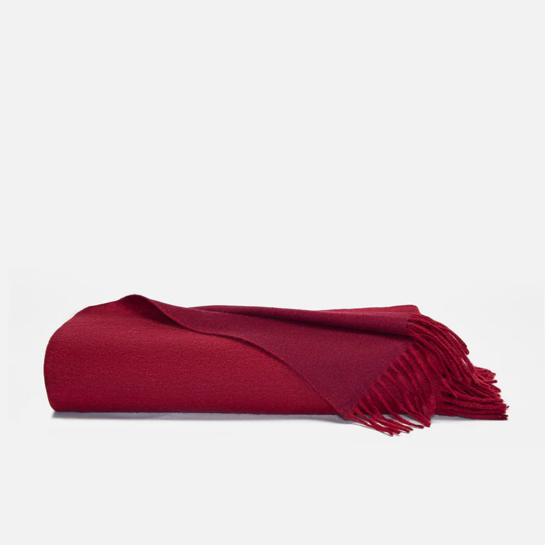 Two-Toned Lambswool Throw Blanket, Recipient's Choice