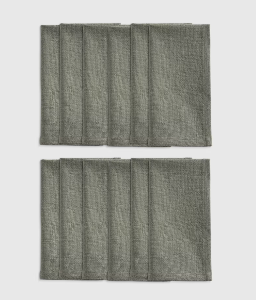 Organic Cotton Napkins, Set of 12