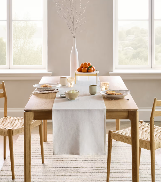 European Linen Table Runner