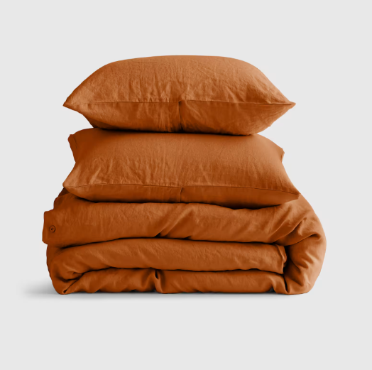 European Linen Duvet Cover Set, Queen