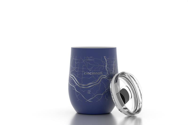 Home Town Maps Wine Tumbler