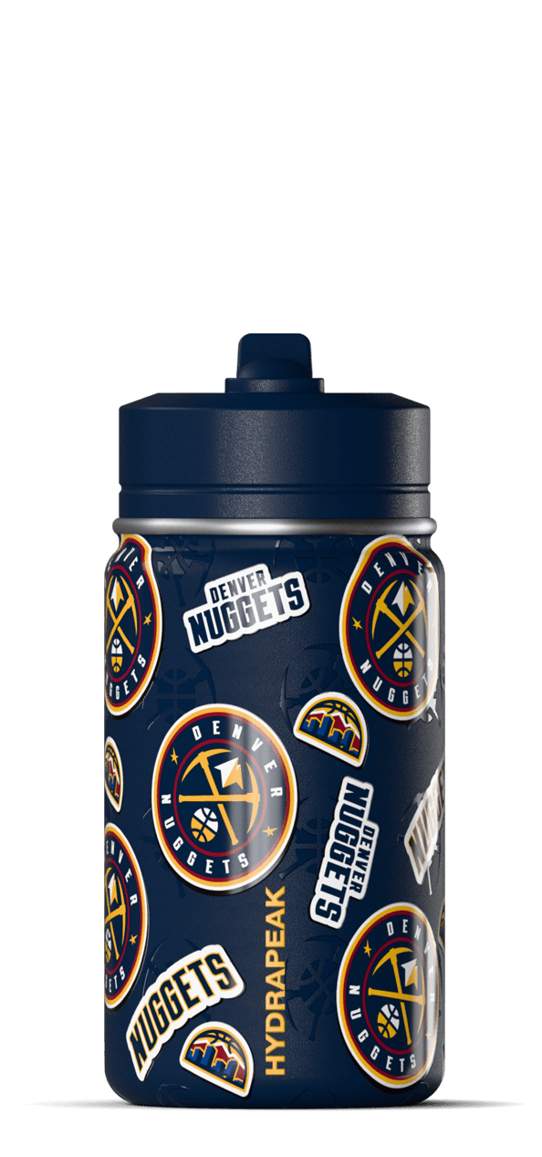 NBA 14oz Kids Water Bottle with Straw Lid