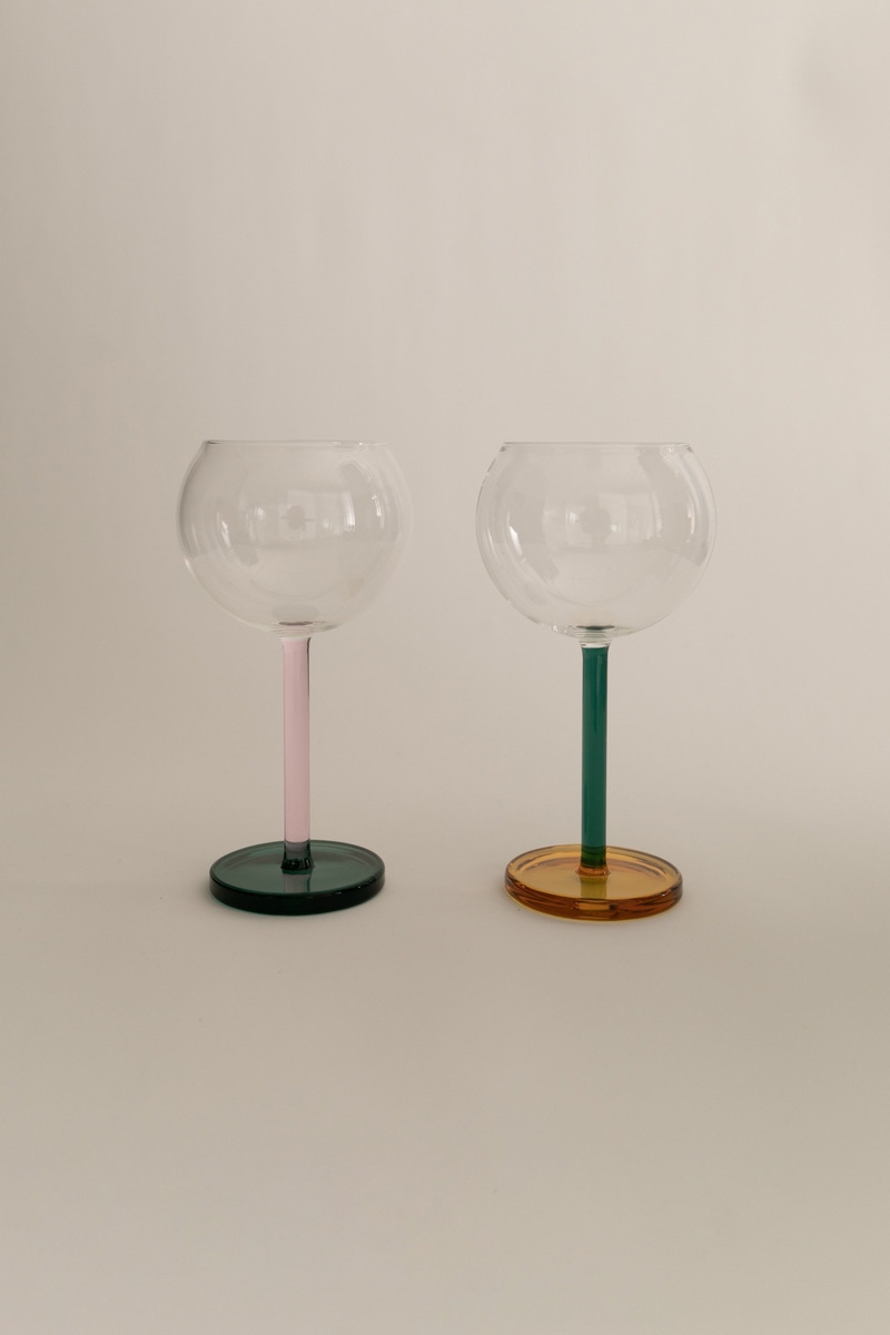 Bilboquet Wine Glass Set of 2 | Golden Hour