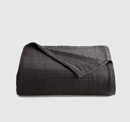 Organic Airy Gauze Bed Blanket, Queen