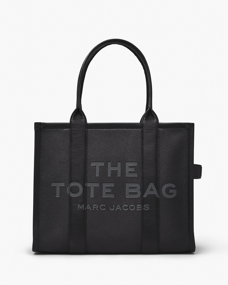 The Leather Large Tote Bag | Black