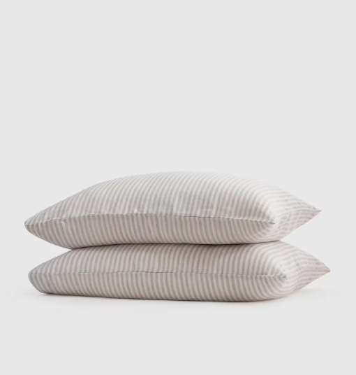 European Linen Pillowcase Set, Queen/Standard