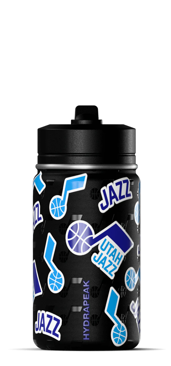 NBA 14oz Kids Water Bottle with Straw Lid