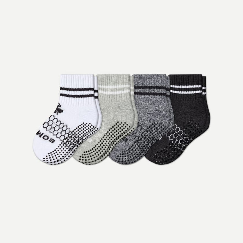 Toddler Originals Gripper Calf Sock 4-Pack