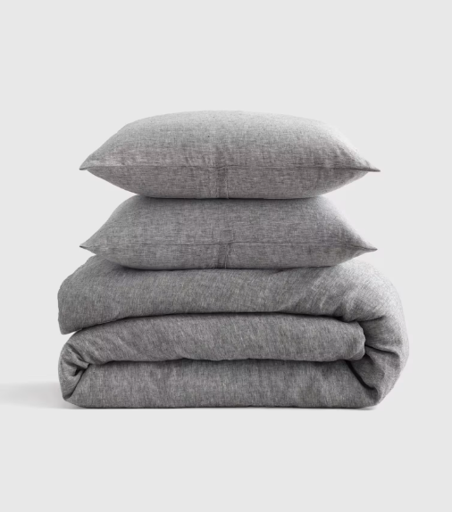 European Linen Duvet Cover Set, King