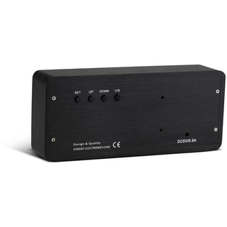 Black Slab Click Clock