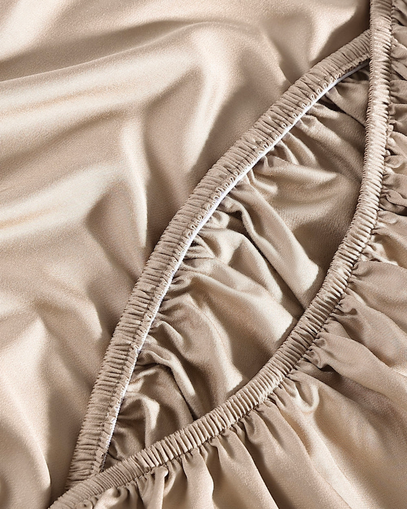 Natural Premium Bamboo Fitted Queen Sheet